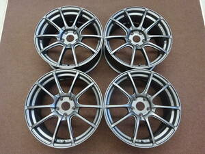 A-47　Weds Sport SA‐55M　★18×8J ET45 PCD114.3 5H 4本★　popularのデザイン　軽量　 Racing sports car　走り屋さん　等に是非　！