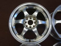 A-69　ALEXRIMS FORGED　★15×6.5J ET35 PCD100,108 4H★4本　希少　鍛造　超軽量　Racing sports コンパクトカー スポコン　等に是非 ！_画像5