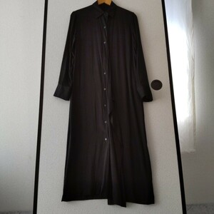 2023SS【REGULATION Yohji Yamamoto 】フラシ レーヨンドレス