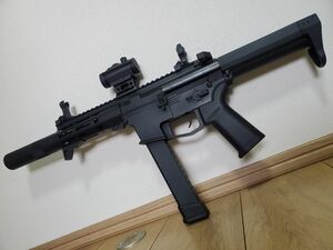 S&T EMG UDP-9 6インチ フルメタルG3 電動ガン BK