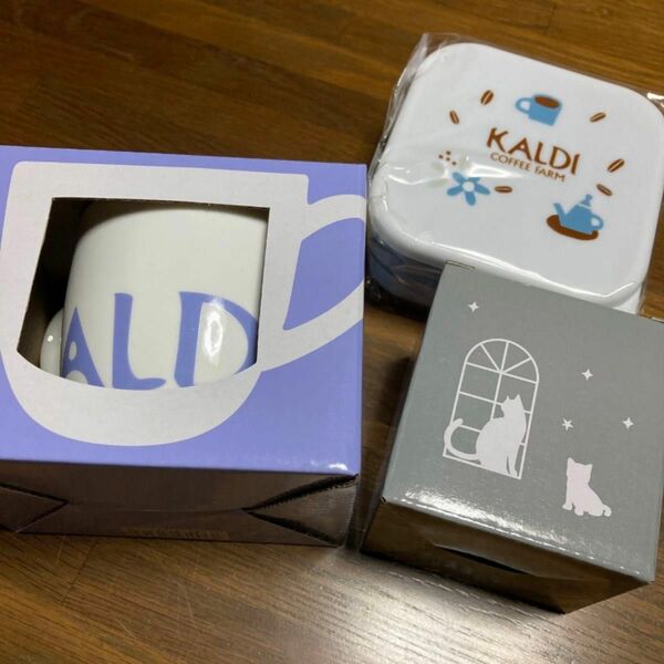 KALDI カルディ マグカップ　フードコンテナ　シュガーポット