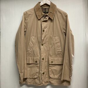 【Barbour バブアー】1401092 OVERDYED SL BEDALE ビデイル カバーオール 38 ベージュ コットン 2403oki