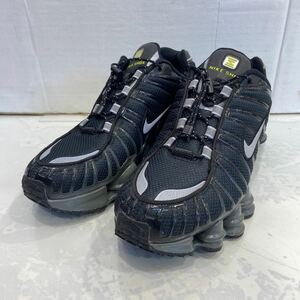 【NIKE ナイキ】FV0939-001 WMNS SHOX TL ショックス 27.5cm ブラック メタリックシルバーアイアングレー 2403oki