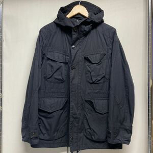 【Engineered Garments エンジニアドガーメンツ】ミリタリージャケット USA製 S ネイビー コットン ダブルジップ 2403oki