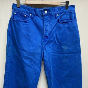 【STUSSステューシー】116577 BIG OL' JEAN OVERDYED デニムパンツ 32 ブルー デニム 後染め 2403oki