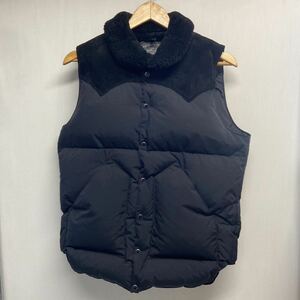 [Rocky Mountain Featherbed Rocky mountain feather bed ]450-472-65 down vest 38 nylon suede Beauty&youth 2403oki M