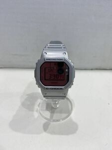 【CASIO カシオ】DW-5600FF PROTECTION G-SHOCK Gショック デジタル 腕時計 シルバー ラバー 2403oki k