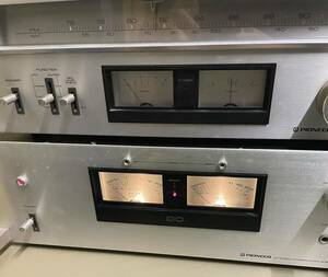 パイオニア TX-1500II プリアンプ SM-1800II パワーアンプセット オーディオ機器（中古）