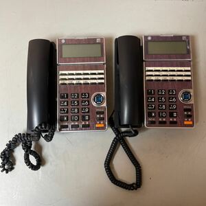 N1318/ Saxa business phone TD615(K) 18 button telephone machine 2 pcs. set 