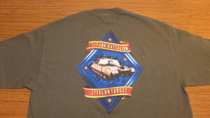 【USMC】1st Tank Battalion 米海兵隊第1戦車大隊 TシャツサイズXL MCAGCC 29 Palms カリフォルニア M1 Abrams M1エイブラムス