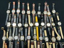 美品 メンズ ゴールドカラー 腕時計 50点 個 セット 大量 SEIKO CITIZEN KLASSE TAKEO KIKUCHI 等 まとめ売り ジャンク品 クォーツ H62_画像8