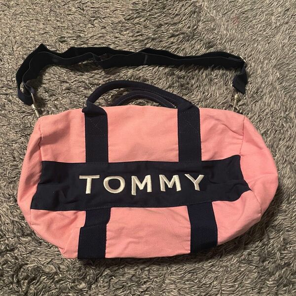 TOMMY、 トミーヒルフィガー、 ミニドラムバッグ