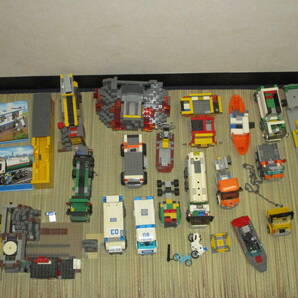 LEGO レゴ CITY 大量 ポリスバンとドロボウのバギー 60043 60016 トラック トレーラー ジャンク Aの画像1