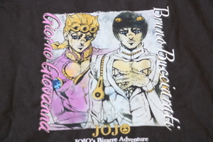 ジョジョの奇妙な冒険　長袖Tシャツ　メンズ　3L　ダークグレー　ロンT　ジョルノ・ジョバァーナ　ブローノ・ブチャラティ　新品 未使用 