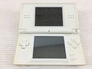 D6756-0305-34【ジャンク】NINTENDO DS Lite ゲーム機本体 本体のみ クリスタルホワイト 動作未確認 現状品