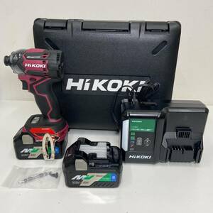 ☆動作OK☆ Hikoki ハイコーキ コードレス インパクトレンチ WH36DC BSL 36A18B 電池 UC 18YDL2 電動工具 中古品 セット品【郡3558】