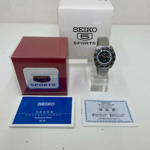 ☆未使用品☆ SEIKO 5 セイコーファイブ 5スポーツ SBSA223 4R36-13S0 55周年記念限定 限定復刻モデル 自動巻き 黒文字盤【5769】