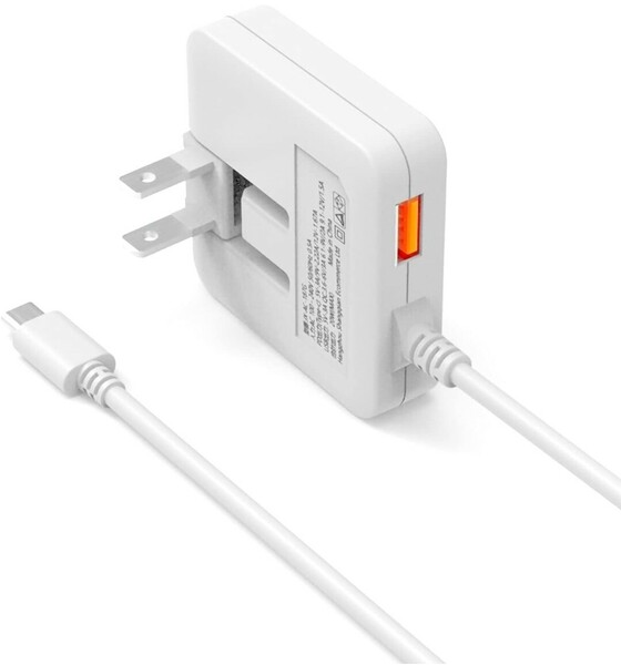 PD20W 充電器 USB-C 急速充電器 Type-Cケーブル (PD20W&QC3.0/合計3.4A/1つUSB-Aポート/折畳みプラグ/PSE認証済) ACアダプター コンセント