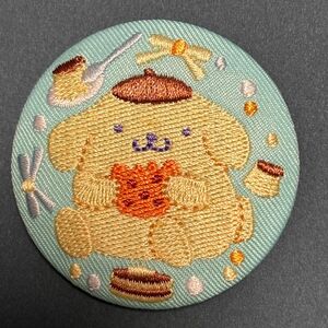 ポムポムプリン　サンリオキャラクターズ　刺繍缶バッチ2