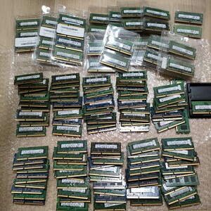 [1 jpy start ] memory approximately 130 pieces set 8GB 4GB etc. Samsung original PC parts repair rare metal rare metal part removing repair laptop 