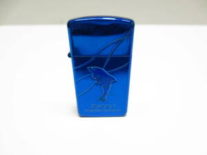 19105 喫煙グッズ祭 ジッポー DOLPHIN ILLUSION J04 2004 トーチ オイルライター イルカ 着火未確認 ZIPPO 中古品 画像でご確認下さい