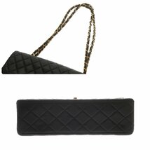 1円スタート CHANEL シャネル マトラッセ チェーンショルダーバッグ パリ限定 ココマーク コンビ金具 斜め掛け ラムスキン ブラック 黒_画像4