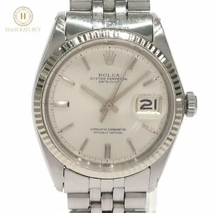 1円スタート 稼働品 ROLEX ロレックス デイトジャスト 1601 2番台 WG SS ホワイトゴールド ジュビリーブレス シルバー文字盤 メンズ 腕時計