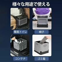 簡易トイレ 折りたたみ トイレ 凝固剤12個付き 防災 車 介護 非常用 グッズ ポータブル 車中泊 キャンプ アウトドア 登山 避難 緊急 仮設_画像3