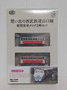  railroad collection na low gauge 80.... Seibu railroad Yamaguchi line air-tigh passenger car type 2 both set 