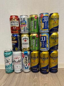 プレミアムモルツ　ドライクリスタル　タコハイ　翠ジンソーダ　JJ茉莉花　氷結　ジムビームハイボール　スプリングバレー　一番搾り