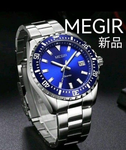 ★■ 新品 MEGIR メンズ 腕時計