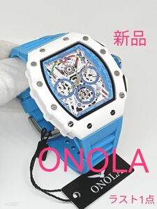 今だけ価格★■ 新品 ONOLA メンズ 腕時計 クロノグラフ