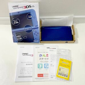 Newニンテンドー3DS LL メタリック ブルー 本体 Nintendo 青