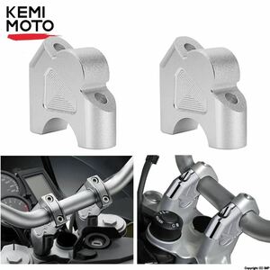 Kemimoto-調節可能マウントアクセサリー bmw r1200gs lcアドベンチャーadv 2016 2017 2018 r1250gs用ハンドルバーライザー