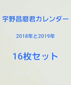 【宇野昌磨カレンダー16枚セット】【2018~2019年の壁掛けカレンダー】A2サイズ　宇野昌磨　フィギュアスケート　エンスカイ