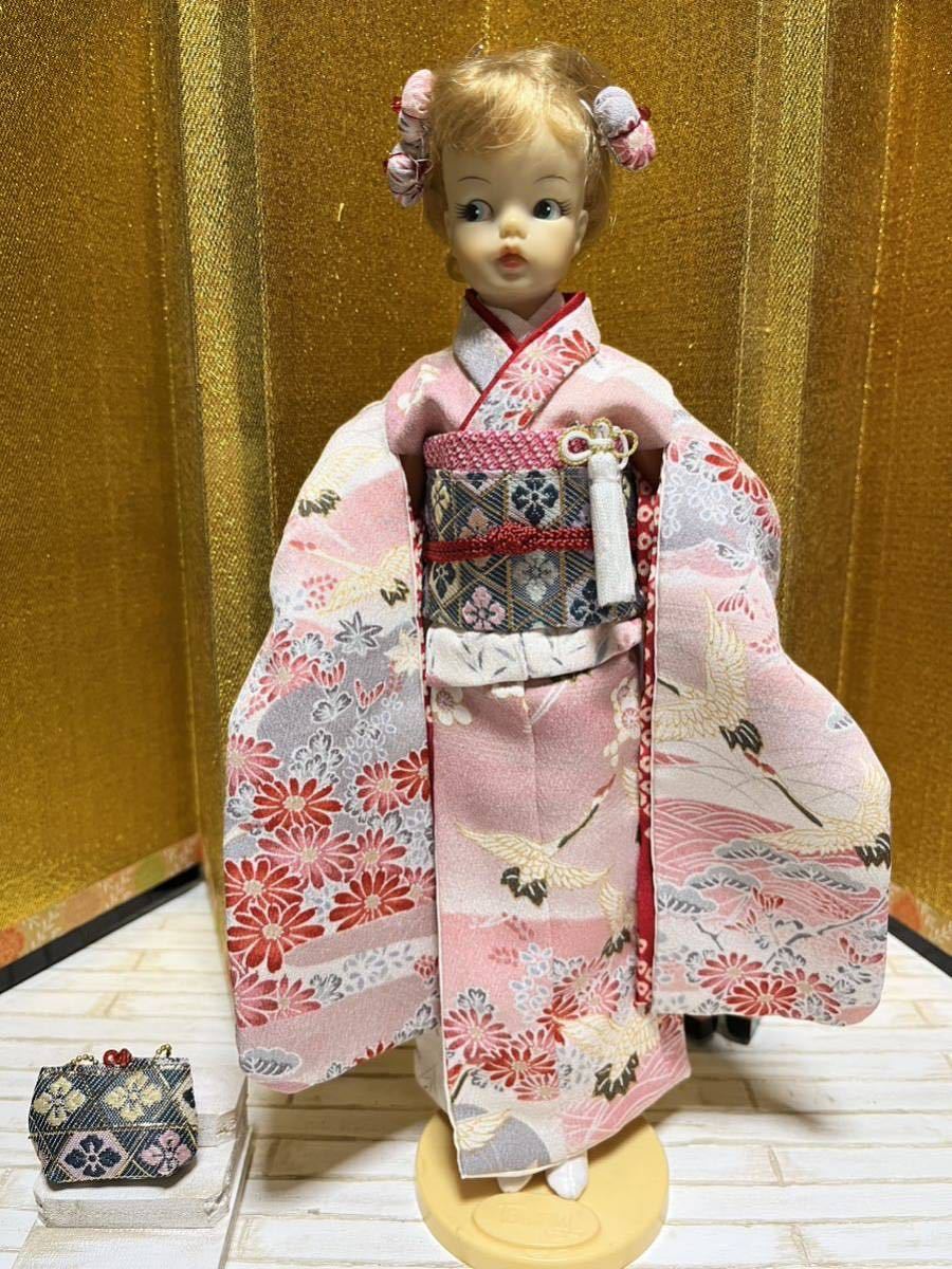 IDEAL タミーちゃん 着物 振袖 当時物 服 日本製 - 人形、キャラクター