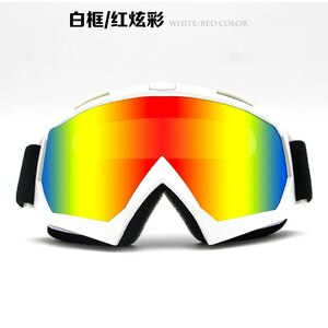 【Skiing Eyewear A】2021年モデル アンチフォグ スキーゴーグル UV400 マスク付 スキー用メガネ モトクロ