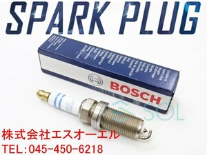 ベンツ W203 W204 W215 W209 W219 ダブルプラチナ スパークプラグ 1本 BOSCH製 C180 C200 C230 CL55 CLK200 CLS55 FR6MPP332 0041594503