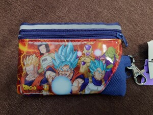 新品☆ドラゴンボール リール付きキーケース鍵カバーランドセル小学生 男の子　紺