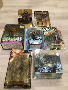 【9944】未開封品　一部破損有　SPAWN　ムービーマニアックス　他　フィギュア7体セット　スポーン　マクファーレン・トイズ