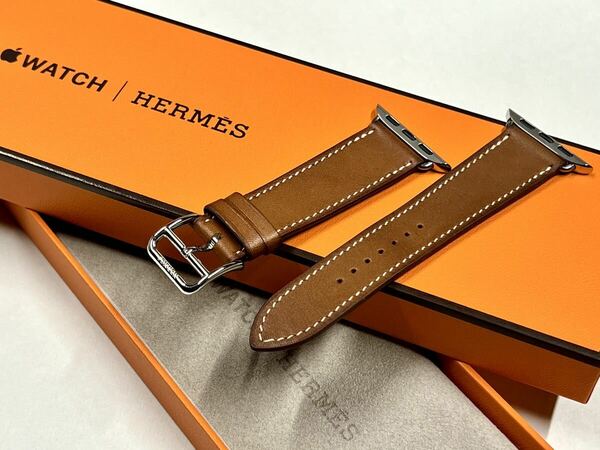 ★美品 即決★ Apple Watch Hermes フォーヴ シンプルトゥール レザーストラップ 38mm 40mm 41mm アップルウォッチ エルメス レザーバンド