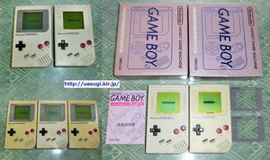 ●ジャンク●初代 ゲームボーイ 本体 7台◇Nintendo GAMEBOY DMG-01