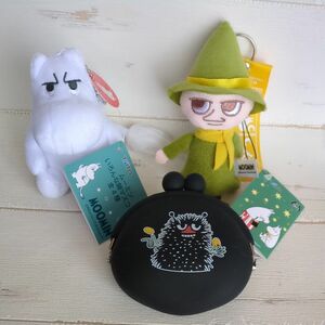 MOOMIN　マスコット キーホルダー　がま口ポーチ　3個セット