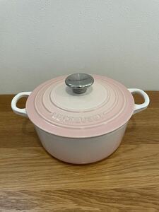 LE CREUSET ルクルーゼ ココットロンド 18 パウダーピンク　pink 両手鍋