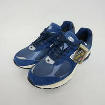 【1円】未使用 国内正規 new balance ニューバランス GORE-TEX M2002RXF M2002R 2002 GTX スニーカー スエード NAVY ネイビー 紺 US9 27 D_画像3