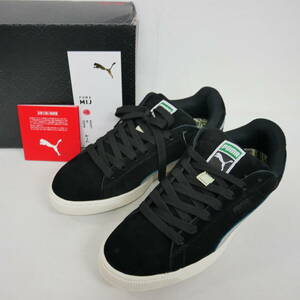 【1円】未使用 国内正規 BEAMS×SSZ×PUMA ビームス プーマ 24SS SUEDE MIJ スエード ファットシルエット 日本製 BLACK SILVER US9.5 27.5