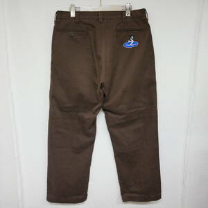 【1円】試着 国内正規 Supreme Pin Up Chino Pant ピンナップガールロゴ チノパンツ チノパン Brown ブラウン 茶 32