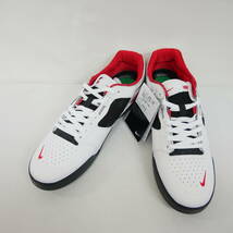 【1円】未使用 国内正規 NIKE SB ナイキエスビー ISHOD WAIR PRM PREMIUM イショッド DZ5648-100 WHITE BLACK UNIVERSITY RED 白黒 US9 27_画像4