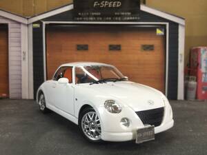 ダイハツ コペン アルティメットエディション　L880K　DAIHATSU Copen　ホワイトパールⅠ　1/24　完成品　アオシマ　CA00105