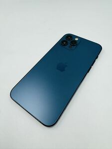 1円スタート Apple iPhone12 Pro 128GB Pacific Blue A2406 MGM83J/A バッテリ79% SIMフリー 判定◯初期化済み スマホ アップル製品 中古